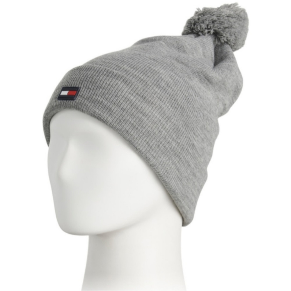 Tommy Hilfiger Beanie Cuff Hat with Pom ⭐ Host Pick ⭐